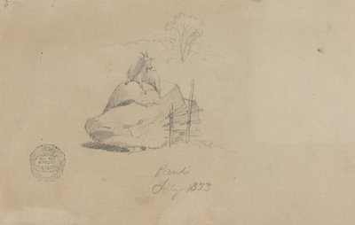 A Goat in Pandi, Colombia by Frederic Edwin Church